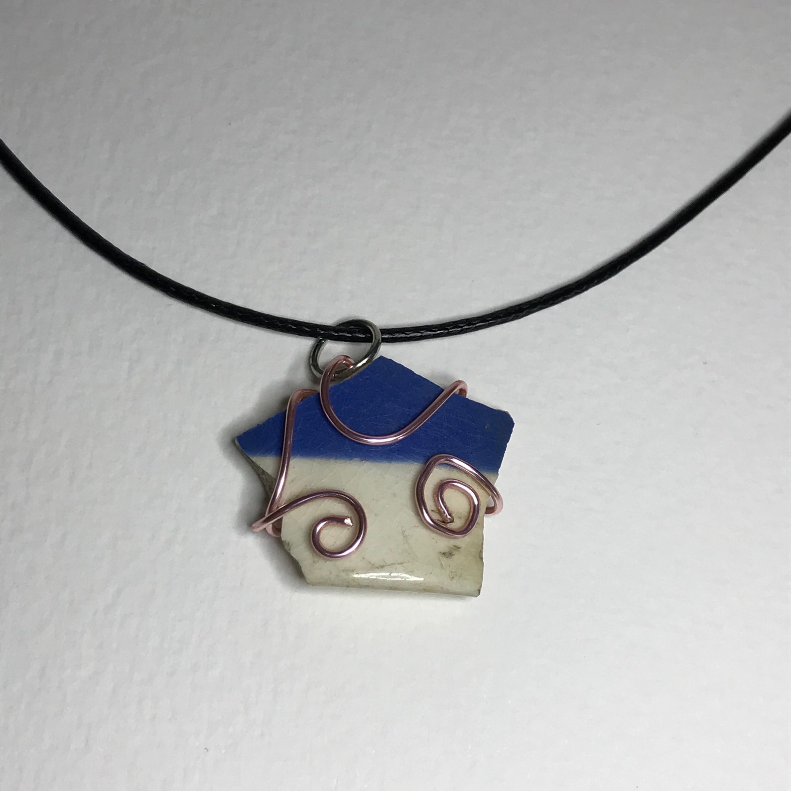 Wire Pottery Necklace Etsy