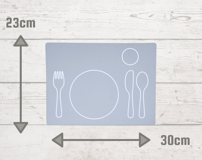 Montessori Toddler Silicone Mealtime Placemat SMALL Etsy