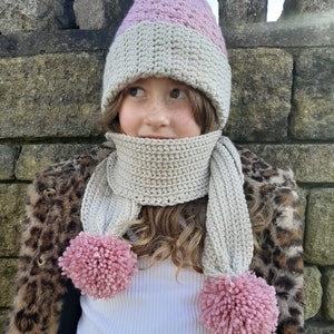 Navy Hat Scarf Set Etsy UK