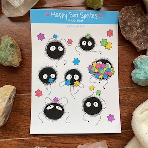 Soot Sprite Sticker Sheet