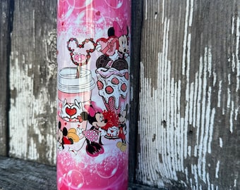 Valentines Mickey and friends, Tumbler 20 oz