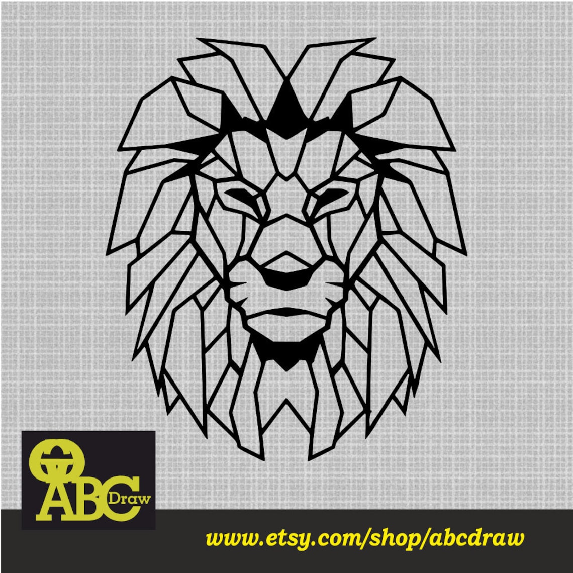 Lion Design Laser Cut Svg Dxf Files Wall Sticker Engraving Etsy