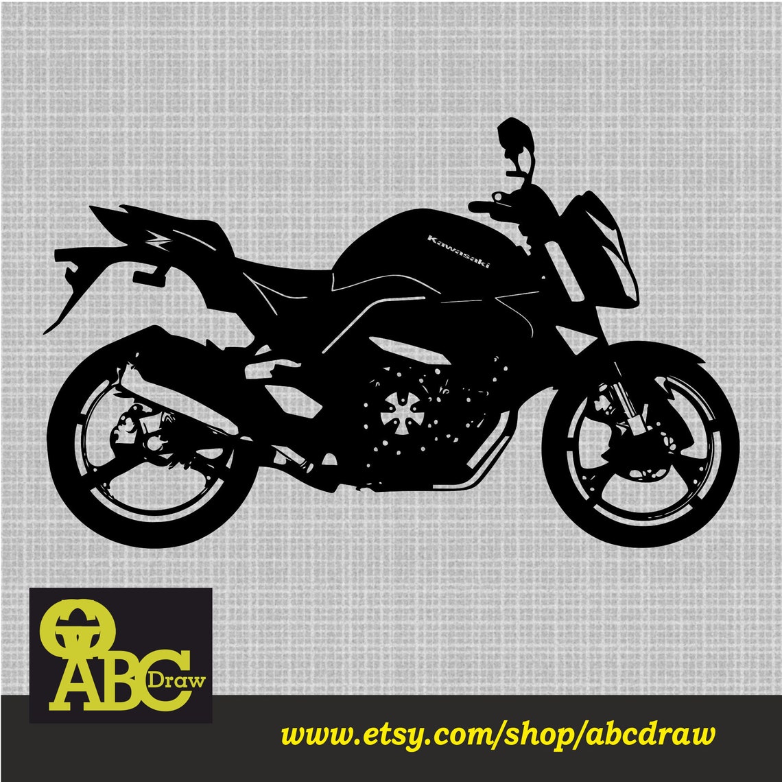 Kawasaki Design Laser Cut Svg Dxf Files Wall Sticker Engraving Etsy