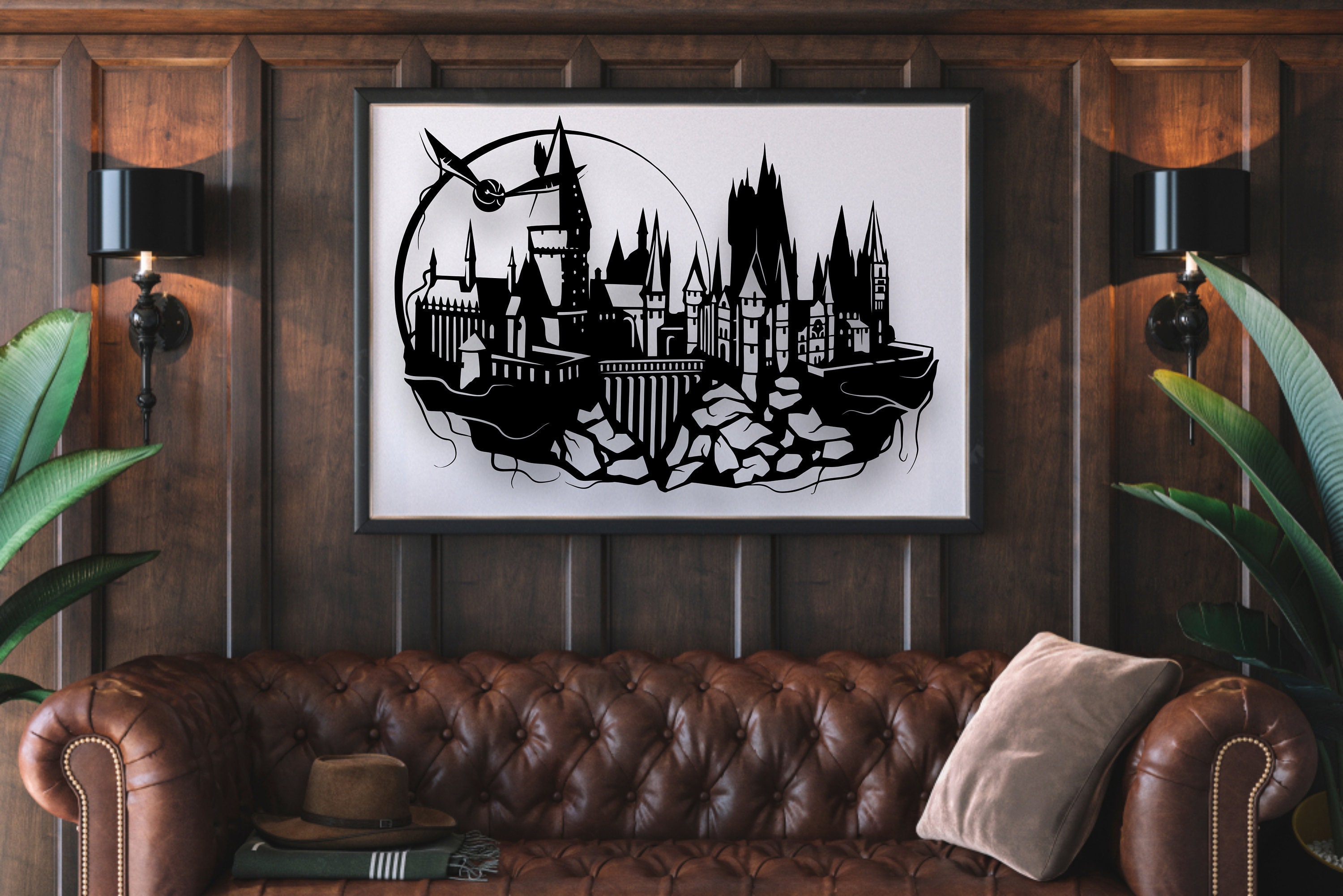 Hogwart wall decal