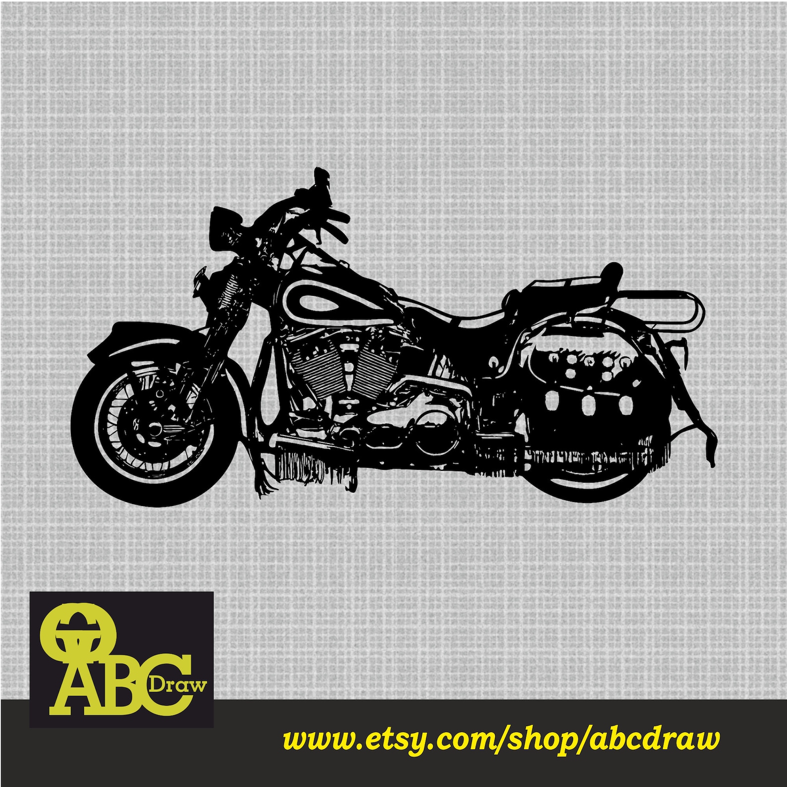 Harley Davidson Laser Cut Svg Dxf Files Wall Sticker Engraving Etsy