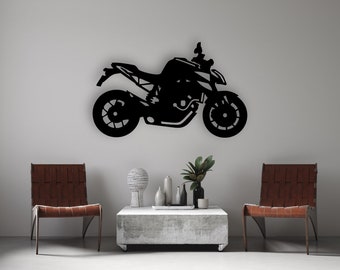 Projekt motocykla laserowo cięte pliki svg dxf naklejka ścienna grawerowanie naklejka sylwetka szablon cnc cięcie router cyfrowy wektor inst pobierz