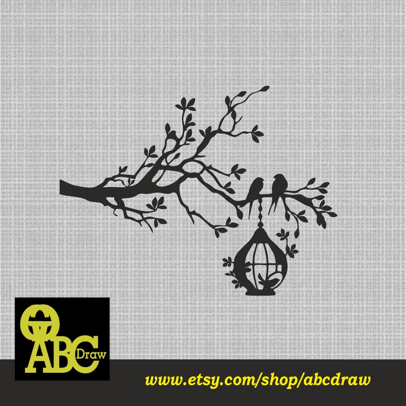 Decorative Tree Design Laser Cut Svg Dxf Files Wall Sticker - Etsy UK