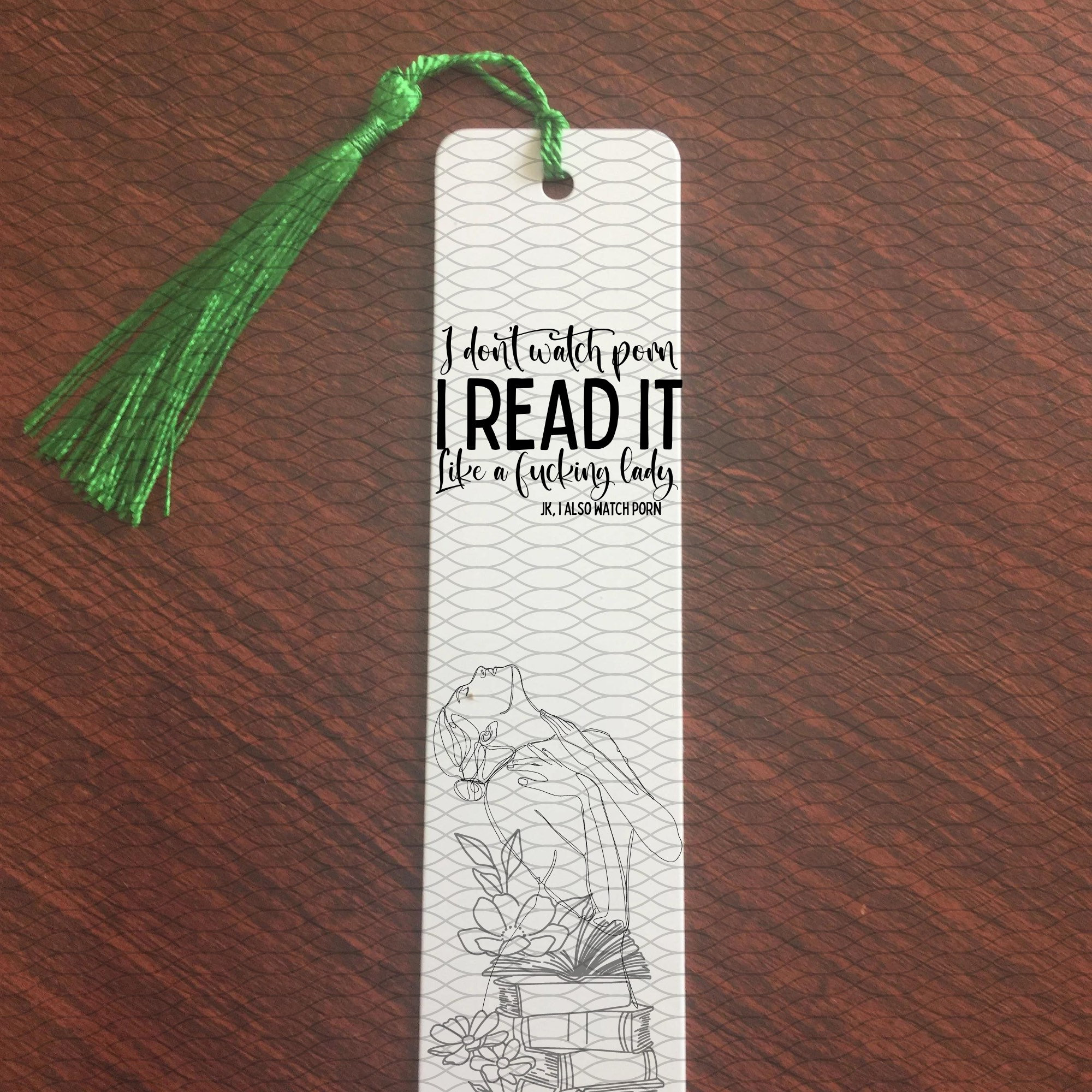 I Read My P*rn Bookmark | Smut Readers Bookmark | Gag Gift | Naughty Book  Club Members - Etsy
