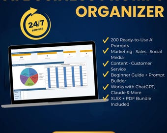 Zakelijke AI-prompts | 200 ChatGPT/Claude-prompts voor beginners (directe download) | 24/7 ondersteuning