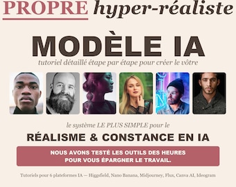 AI Model Prompts Guide | Realistic Hyper-Realistic Image Creation Tutorial (FRENCH PDF Download)