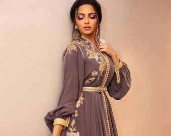 robe caftan velour