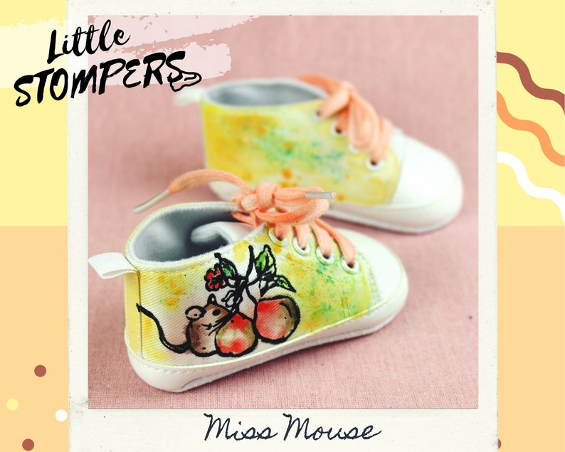 Hand painted baby gift Dope Shoes Brithday gift Prewalker, First shoes New Baby Sneakers