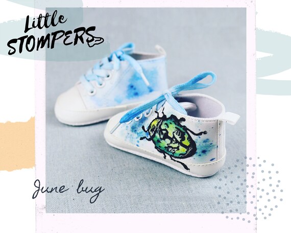 Corneta de junio zapatos de bebé pintados a mano regalo de | Etsy México