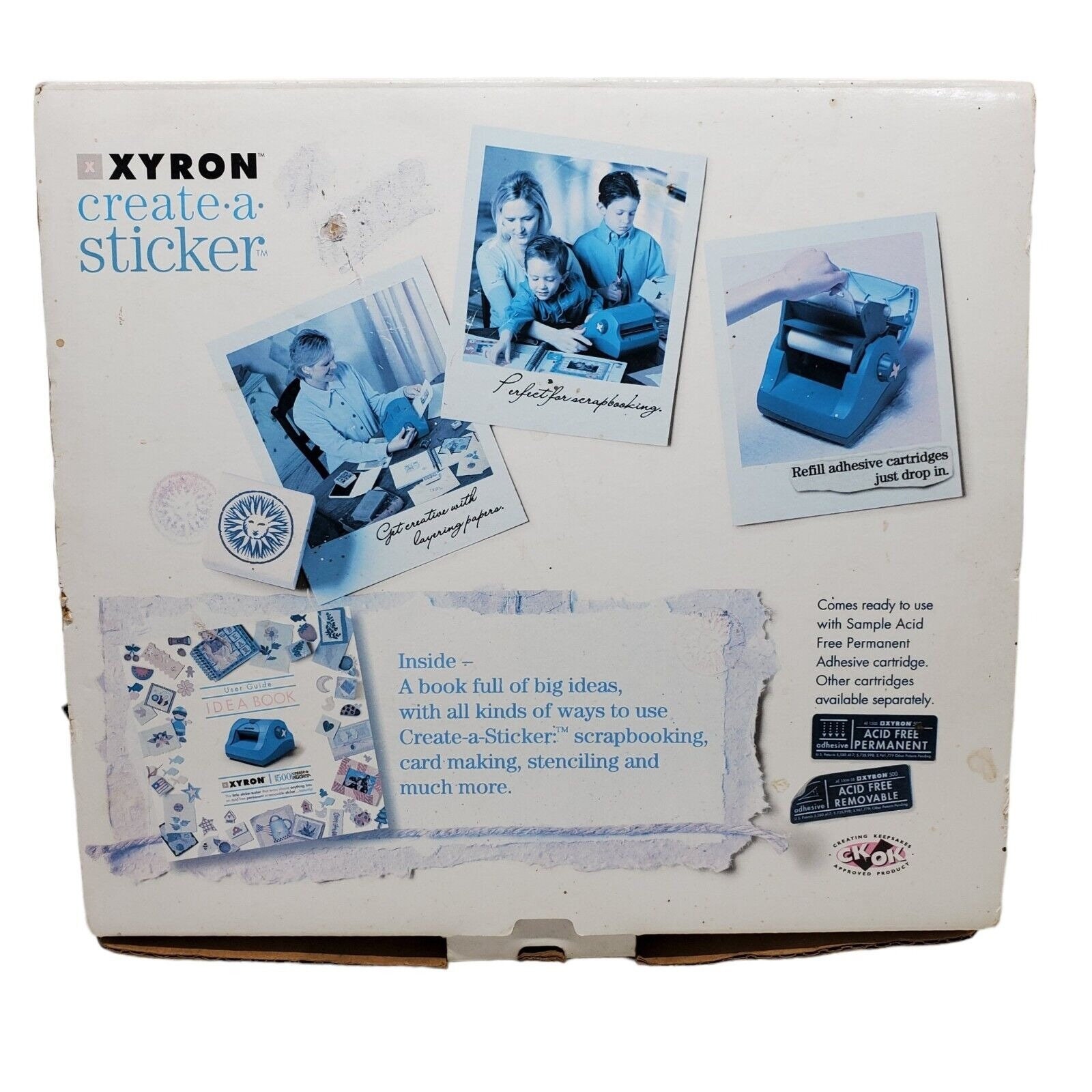 Xyron Create-a-Sticker Max Machine Model 500 Inch 5 Inch Open Box W/ User  Gudi