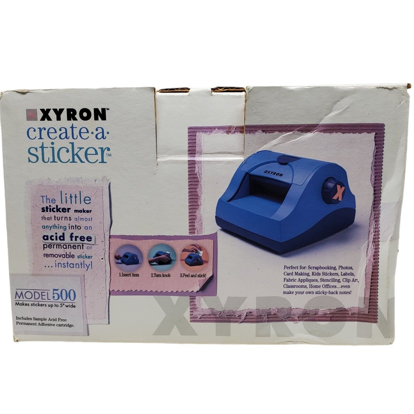 Xyron Create-A-Sticker 500 5 Acid Free Adhesive Refill Cartridge