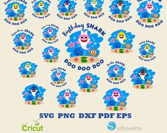 Download Baby Shark Family Svg Etsy