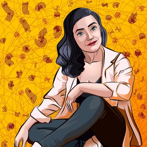 Ritratto di famiglia in stile cartoon, arte digitale personalizzata per coppie, regalo personalizzato per uno chef, stile Bob, anniversario, matrimonio, compleanno, laurea
