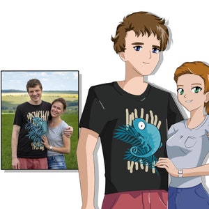カスタムアニメスタイル、マンガキャラクター、コスプレポートレート、アニメ愛好家へのギフト、漫画アニメポートレート、日本の漫画