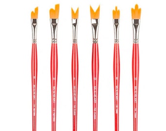 Watercolour Gouache Acrylic Professional Exotic Paint Brushes Series 716