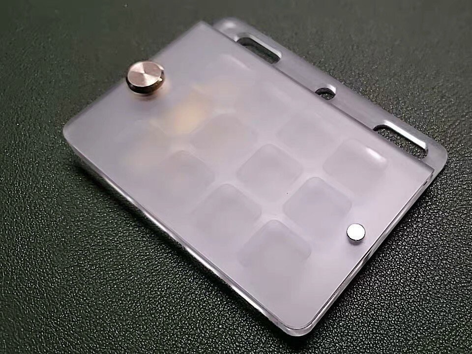Mini Casing Acrylic Mini Acrylic Paint Case Painting Palette With Magnetic Lid ...