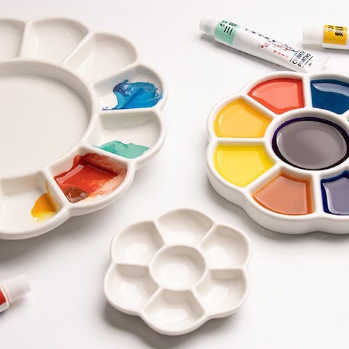 Fine Ceramic Artist Watercolour Painting Palette 20well Etsy