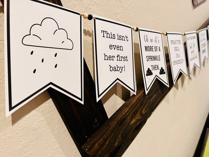 Custom Banner Baby Sprinkle Baby Shower Birthday Etsy