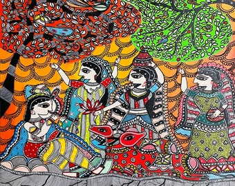 Krishna Mithila Art