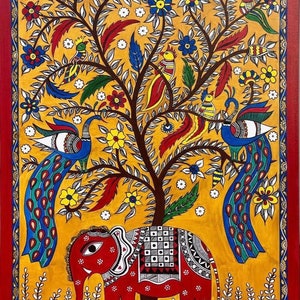 Fusion of Madhubani ~ Kalamkari