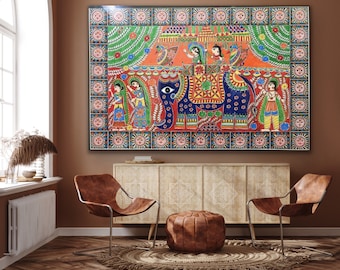 Madhubani Indian Folk painting