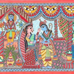 Vivah Madhubani Painting