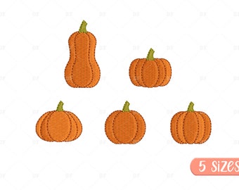 Mini-pumpa-maskinbroderidesign: 5 storlekar (digital nedladdning)