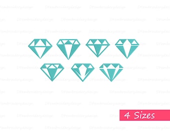 Diseños de bordado a máquina de mini diamantes: Bordado de joyas (Descarga digital)