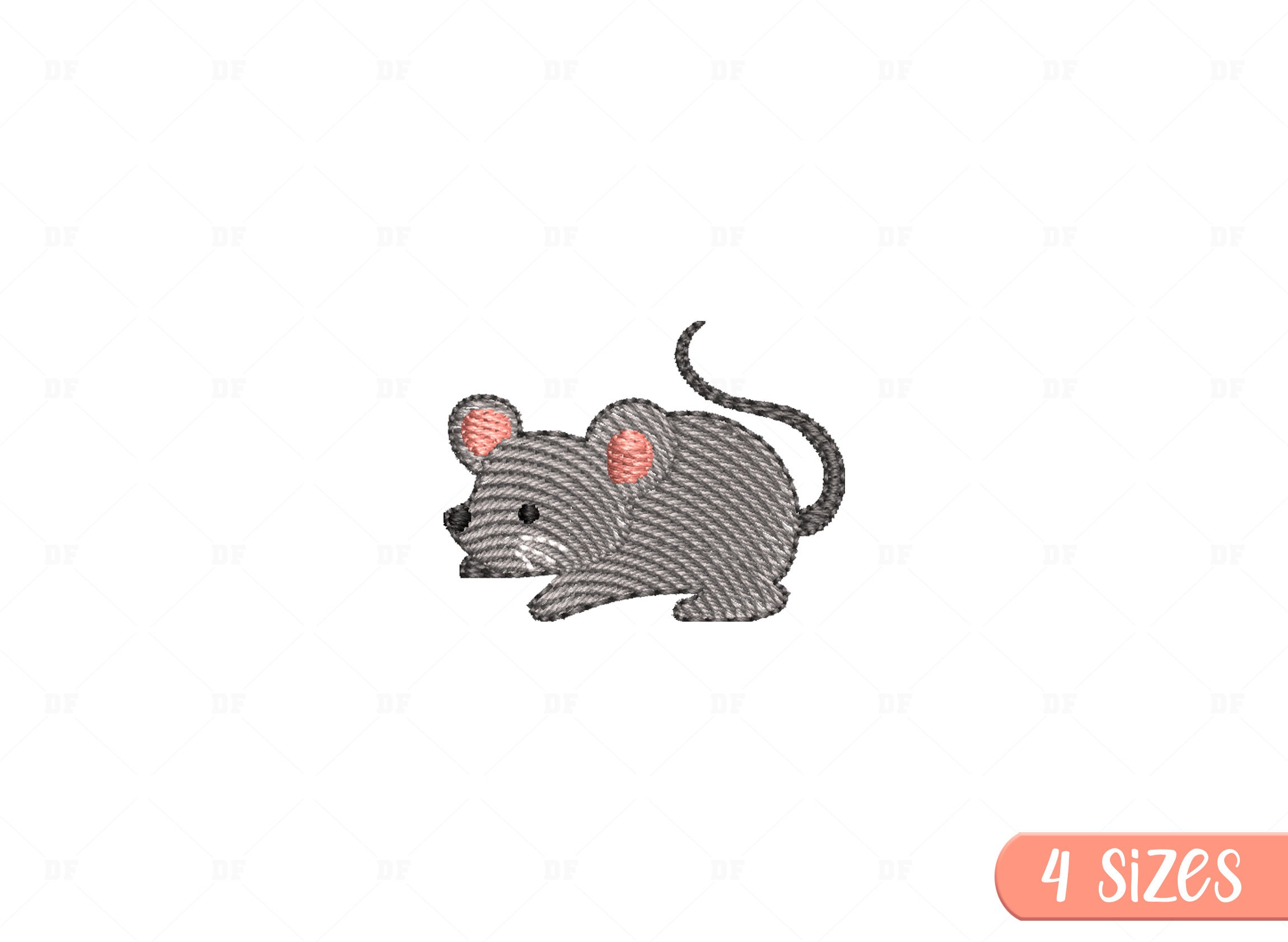 Mini Mouse Embroidery Design Bundle: 4 Sizes (digital Download) - Etsy