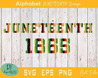 Juneteenth Font SVG Bundle: Freedom Day Cut File (Digital Download)