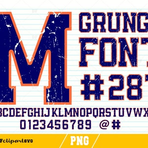 Grunge Sport Alphabet , Sport Font, Sport  PNG Letters and Numbers, instant download, Sport  Numbers, sport
