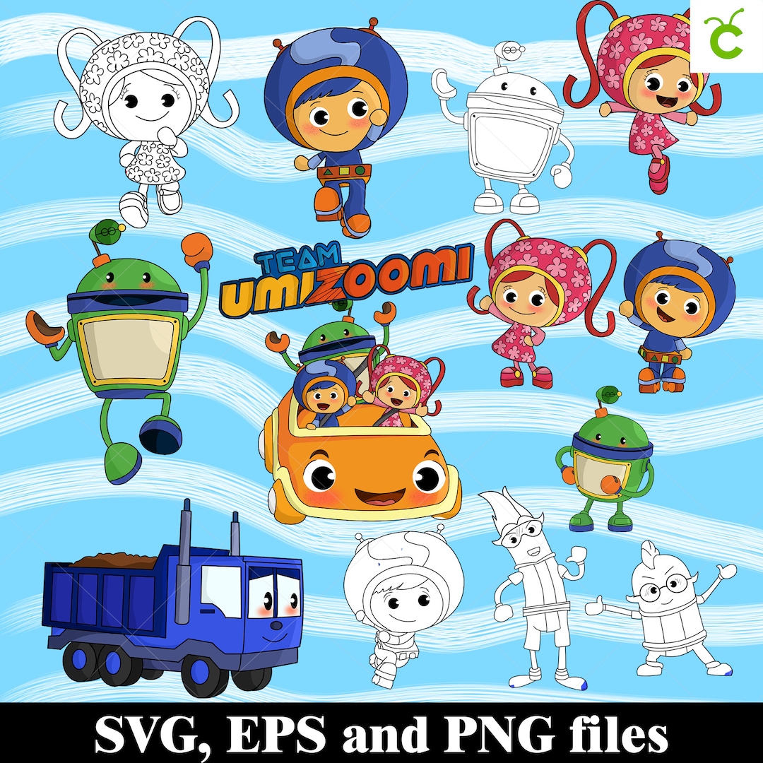 Team Umizoomi SVG Bundle Team Umizoomi for Cricut Cute Team Etsy