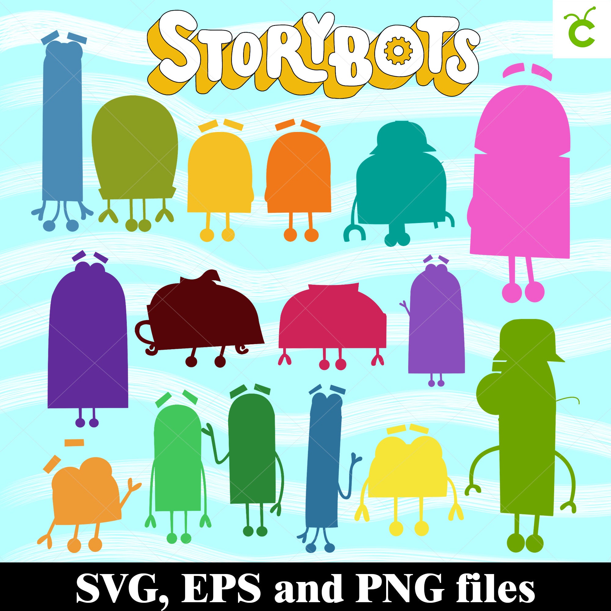 Storybots SVG Bundle Storybots Svg Storybots PNG Storybots - Etsy