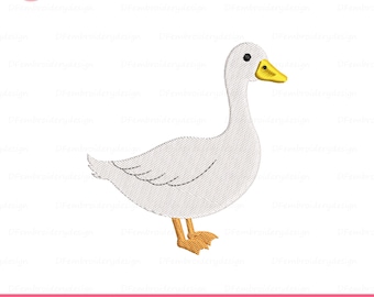 Goose Embroidery Design: Baby Clothes & Accessories (Instant Download)