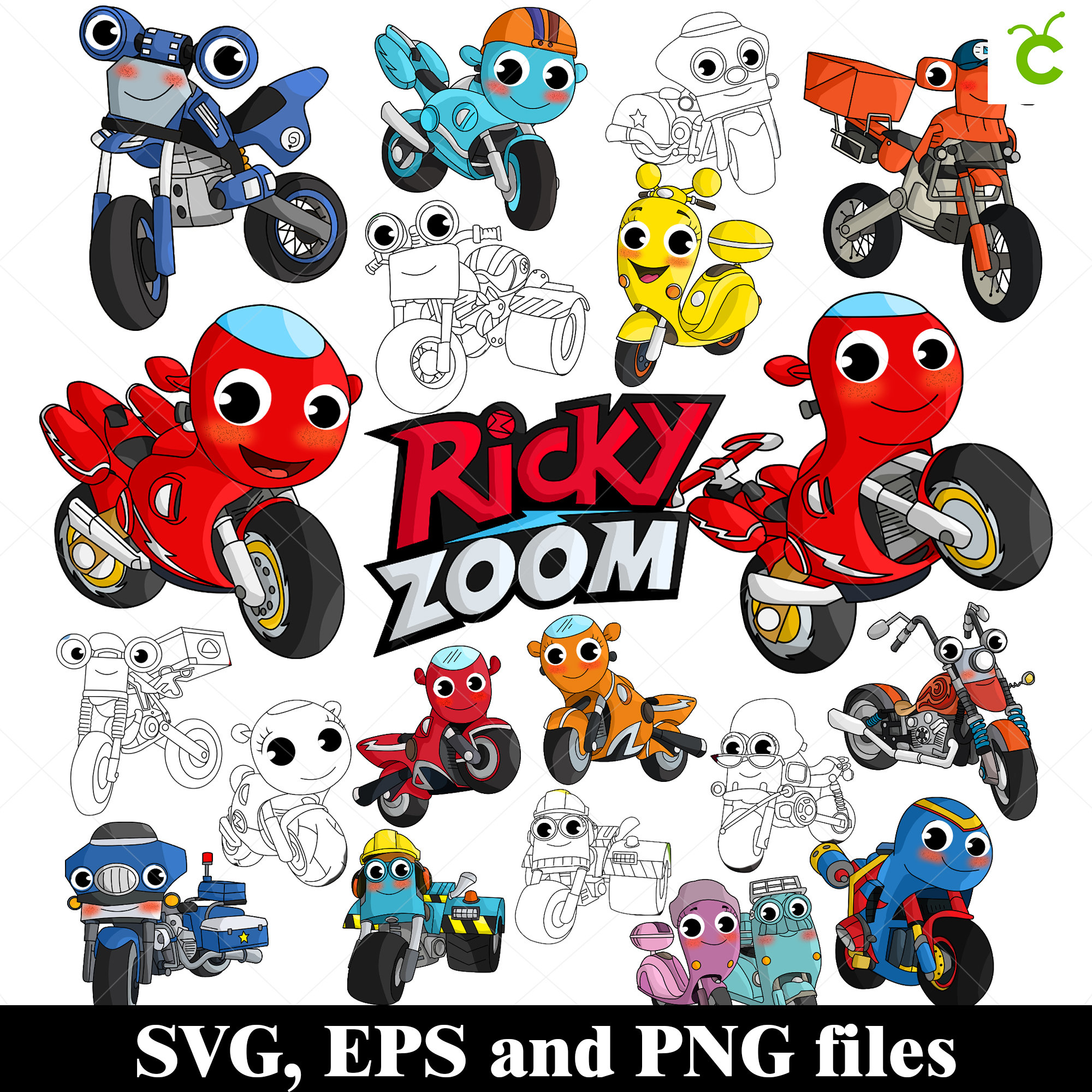 ricky zoom logo ricky zoom logo