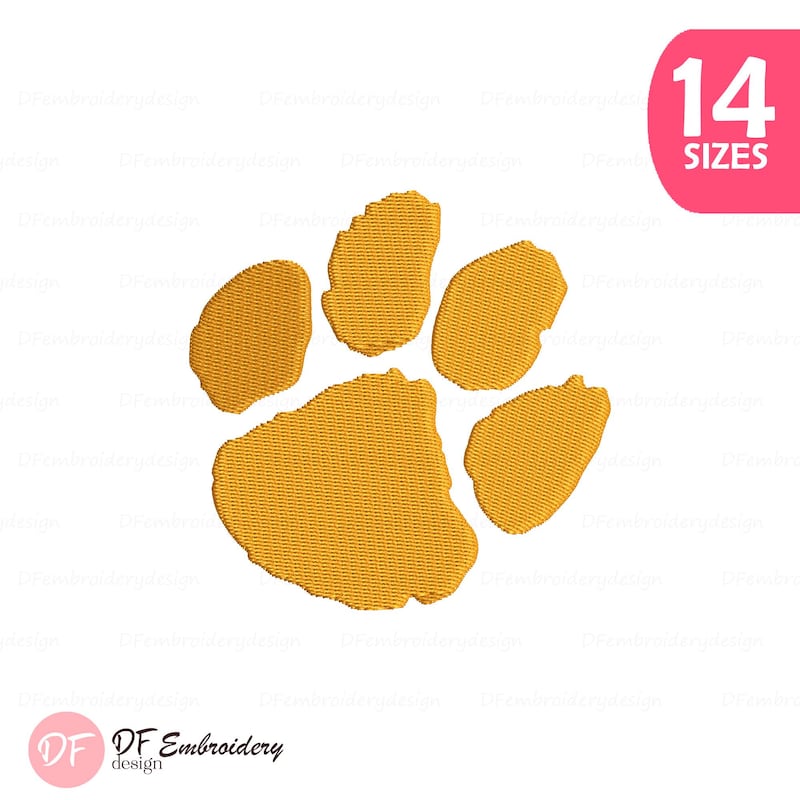 Wildcat Paw Print Etsy