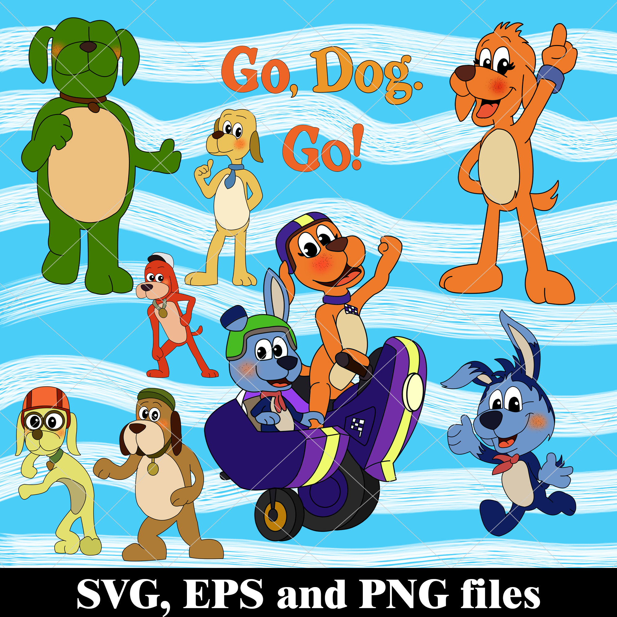 Go Dog Go Go Dog Go Svg Bundle Go Dog Go Birthday Go Dog Etsy UK