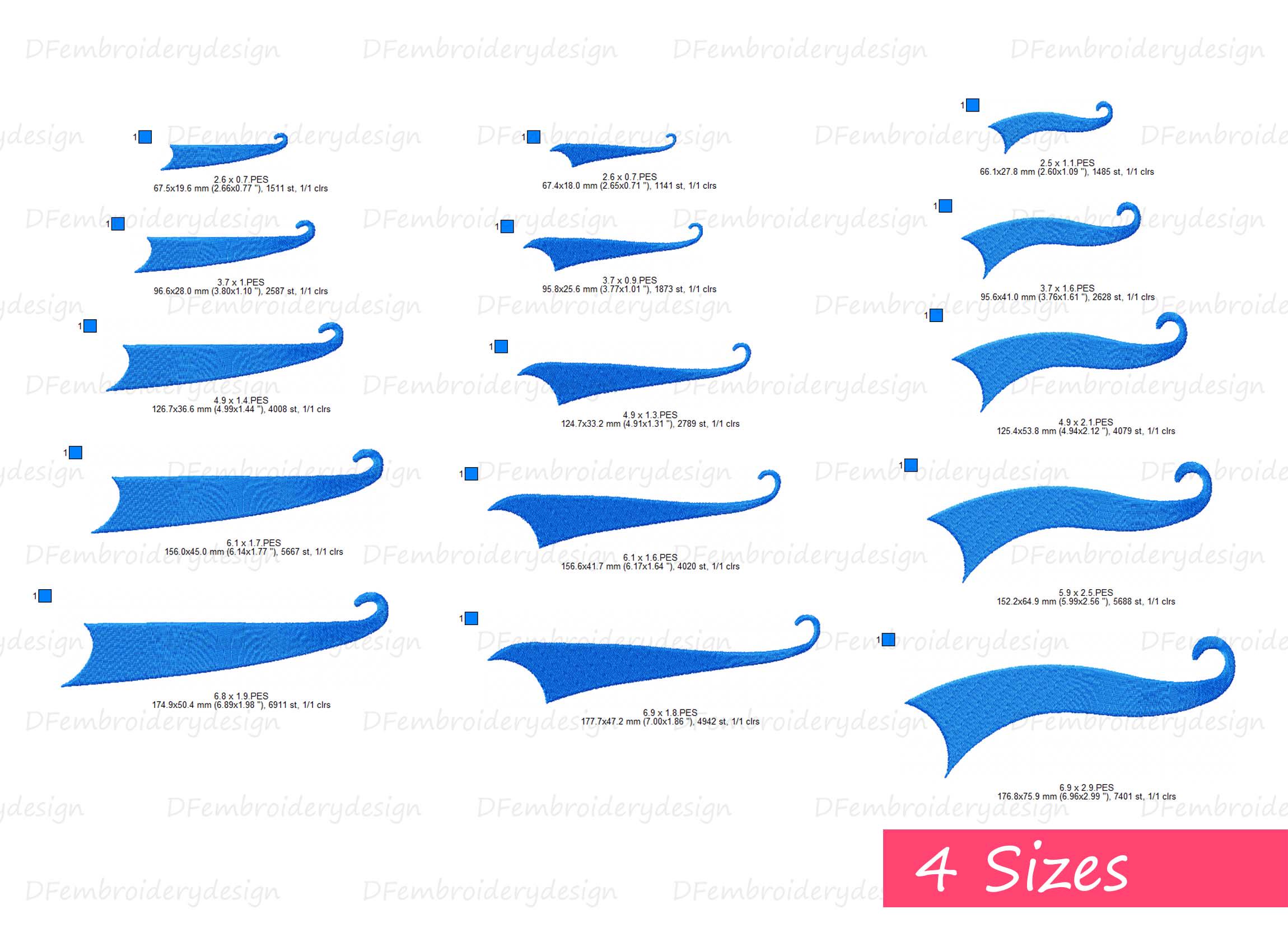 Baseball Font Tail Embroidery Design: Varsity Swash (5 Sizes) - Etsy