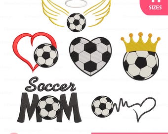 Soccer Ball Embroidery Designs – Game Day Football Patterns (Digital Download)