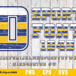 Sport Font, Fonts, Sports Fonts, Varsity Fonts, College Fonts, Football Fonts, Font Bundles, Craft Fonts, Varsity Alphabet SVG, SVG Fonts
