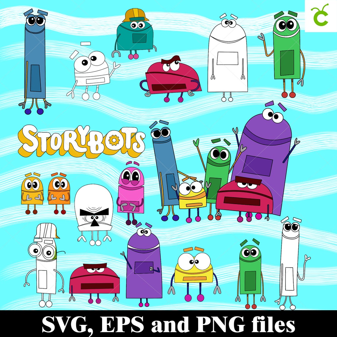 Storybots SVG Bundle Storybots Svg Storybots PNG Storybots Etsy
