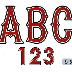 Football Font Font machine embroidery designs, font alphabet sport Athletic alphabet, Letters and Numbers  embroidery designs, 5 Size