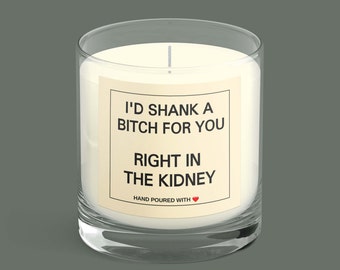 Best Friend Novelty Rude Penis Candle. Friendship Gift, Scented Handmade Candle. Birthday/Christmas Present. Swearing Gift for Him or Her