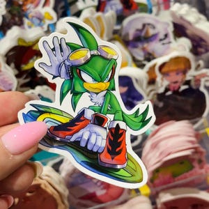 Jet the Hawk Vinyl Sticker - Video Game Fan Art