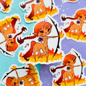 Sticker Sagittaire | autocollants en vinyle | Sticker signe du zodiaque