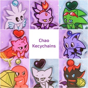 Lindos chaveiros pequenos de acrílico